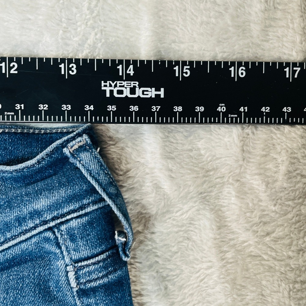 AGOLDE Sophie High Rise Skinny Jeans Womens 28 Blue Raw Hem Stretch A018-3005 - Picture 5 of 12